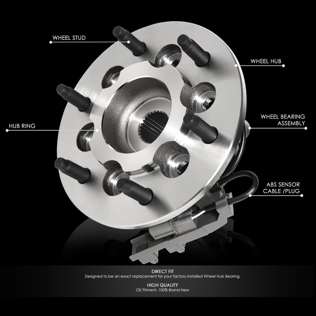Front Driver Left Wheel Bearing & Hub for Colorado Canyon I-350 (2004–2008)