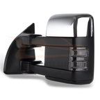 Set of 2 Power Heated Chrome Tow Mirrors for F250 Super Duty (1999–2007)