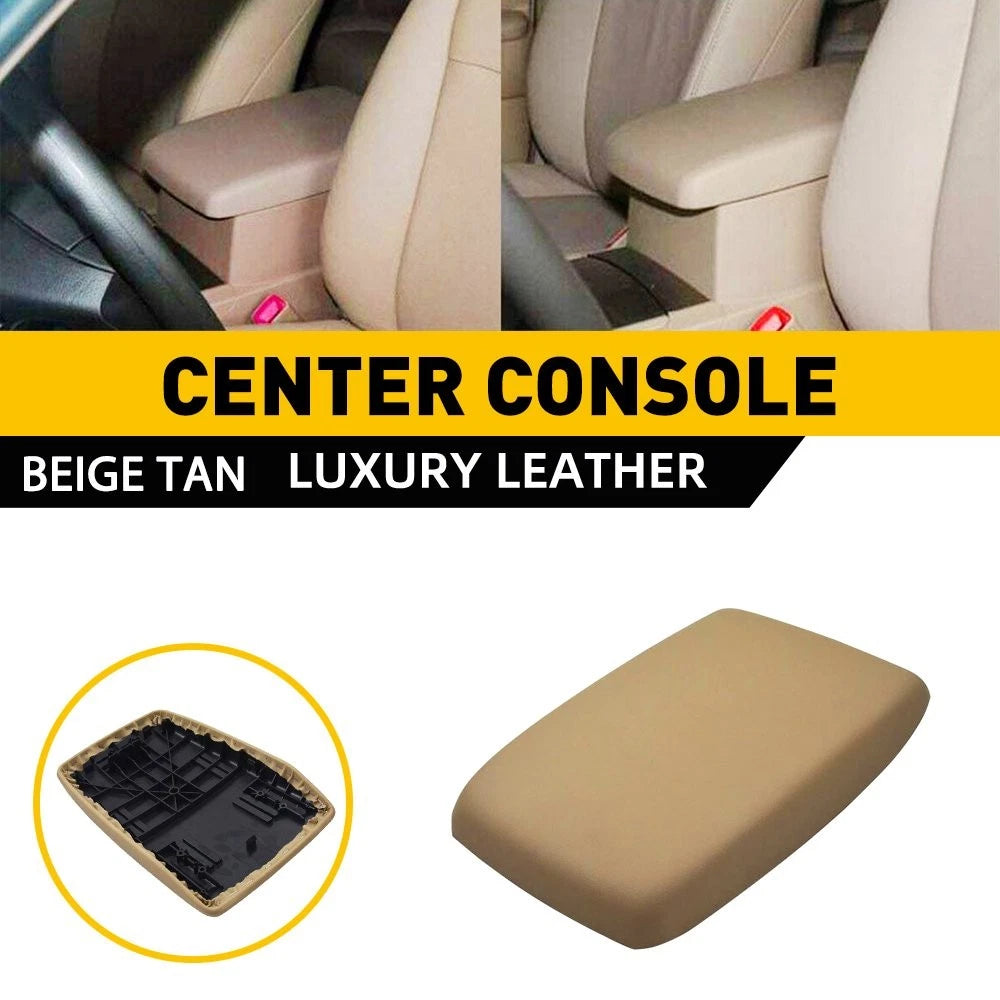 Center Console Armrest Lid Cover w/ Base for Toyota Highlander (2008–2013)