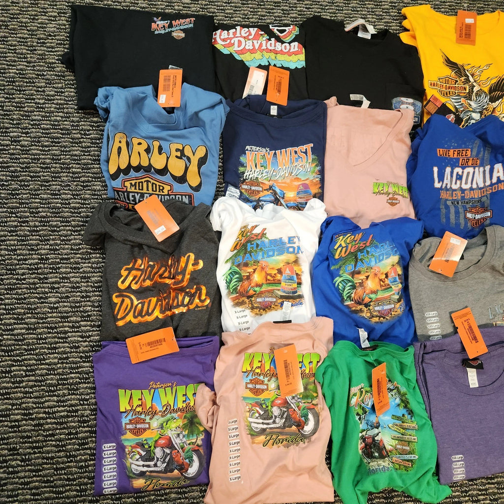 T-Shirt Lot for Harley Davidson Motorcycles (20 Tees)