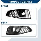 1 Pair Front Fog Light Grill for Audi A6 C7 (2012–2015) No.8WD807681J