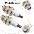 Set of 4 Spark Plugs for Lawn Equipment (J19LM, B4LM, W9EO)