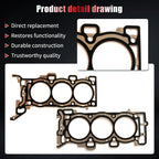 Engine Head Gasket Set for Buick Allure LaCrosse Cadillac CTS SRX STS (2004-2009)