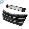 Front Bumper Upper Grille Assembly for Ford Explorer (2011–2015) Glossy Black