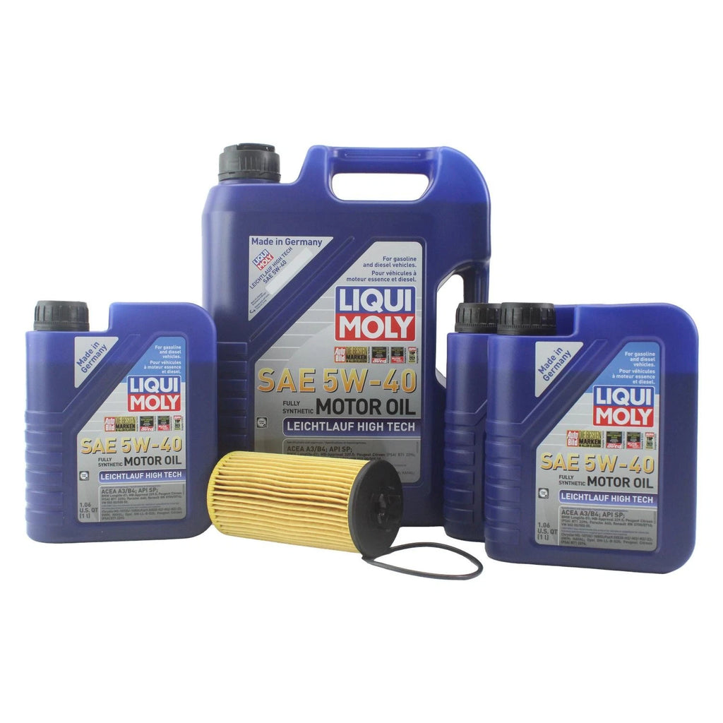Oil Change Kit for Audi V8 4.2L (2003–2008) - 8L Liqui Moly 5W-40