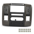 Dash Radio Bezel Climate Trim Panel Vent for Dodge Ram 1500 2500 (2009–2012)