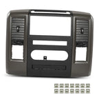 Dash Radio Bezel Climate Trim Panel Vent for Dodge Ram 1500 2500 (2009–2012)