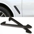 Carbon Fiber Side Air Fender Vent Trim for BMW X3 G01 X4 G02 (2018-2020)
