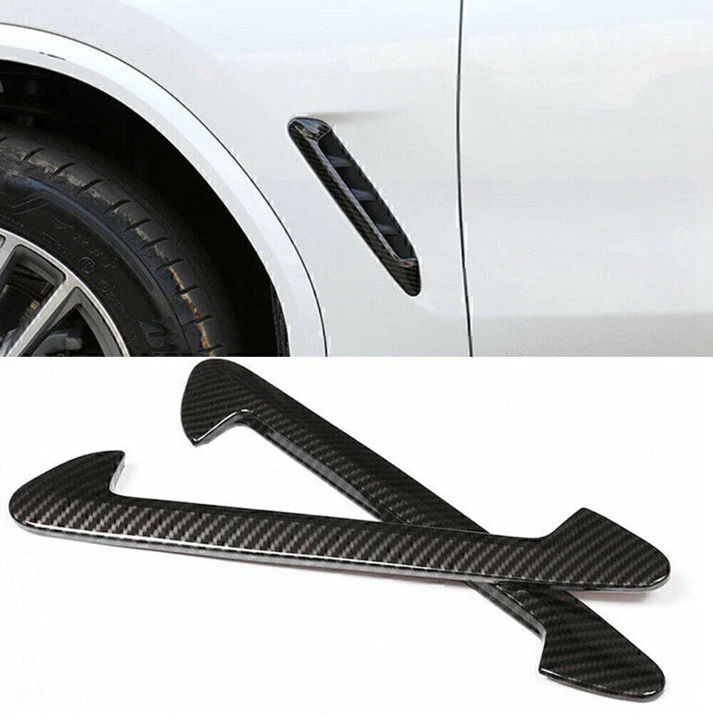 Carbon Fiber Side Air Fender Vent Trim for BMW X3 G01 X4 G02 (2018-2020)