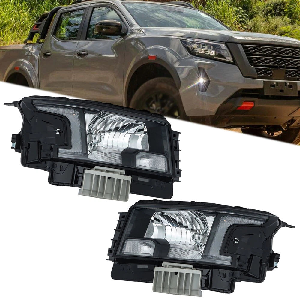 Set of 2 Halogen Headlights for Nissan Frontier (2022–2023)