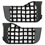 Set of 2 Black Tubular Trail Doors with Side Mirrors for Jeep CJ7/YJ (1976–1995)