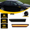 2X Smoked Lens Amber LED Marker Lights for Acura TL (2004–2008)