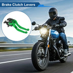 Adjustable Short Brake Clutch Levers for Honda VFR750 (1991–1997) Green 1 Pair