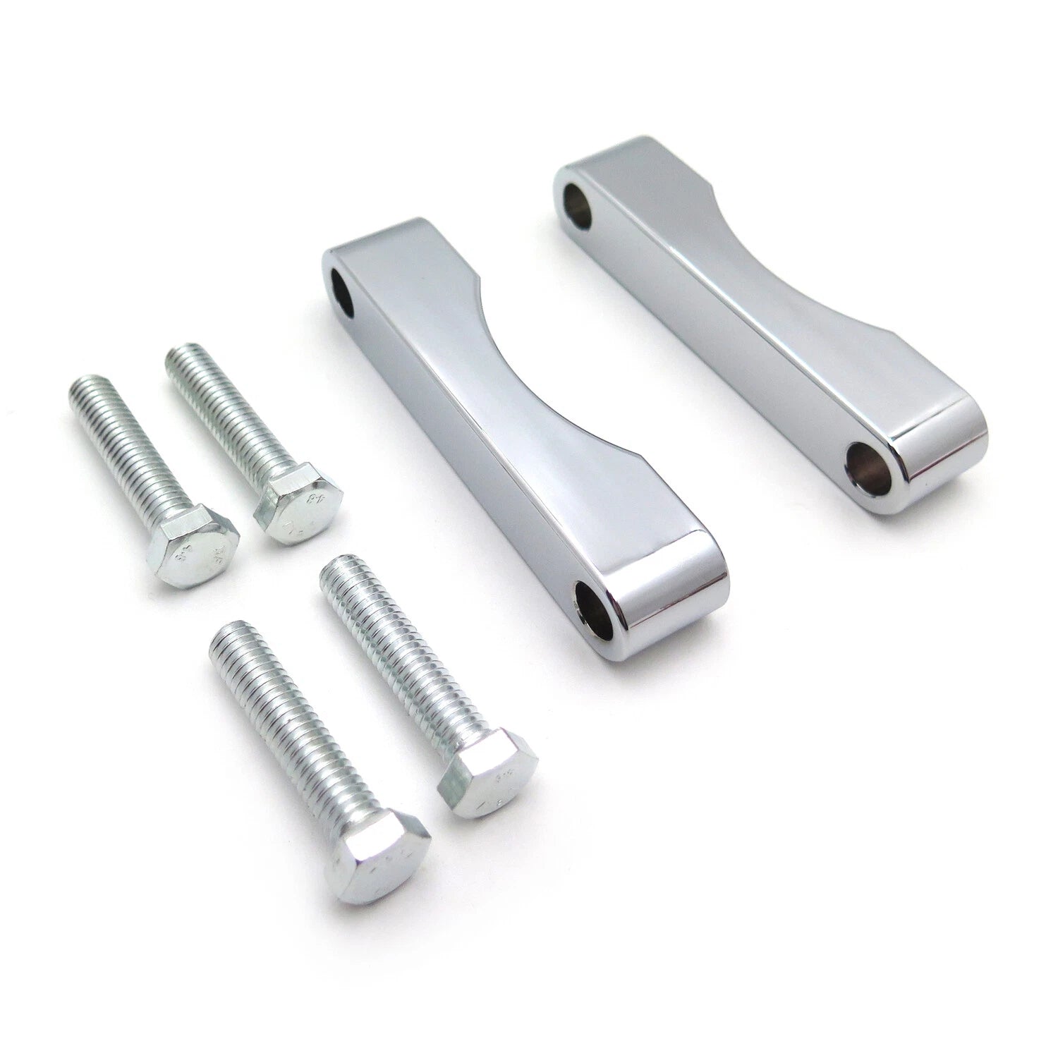 Set of 2 Chrome CNC Aluminum 0.75" Front Fender Spacers for Harley Touring (1984–2013)