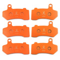 Set of 2 FA409 Brake Pads for Harley Touring FLTR Road Glide (2008–2009)