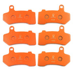 Set of 2 FA409 Brake Pads for Harley Touring FLTR Road Glide (2008–2009)