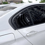 Side Window Louver Shutter Cover for BMW F30 3 Series (2013–2019) Gloss Black