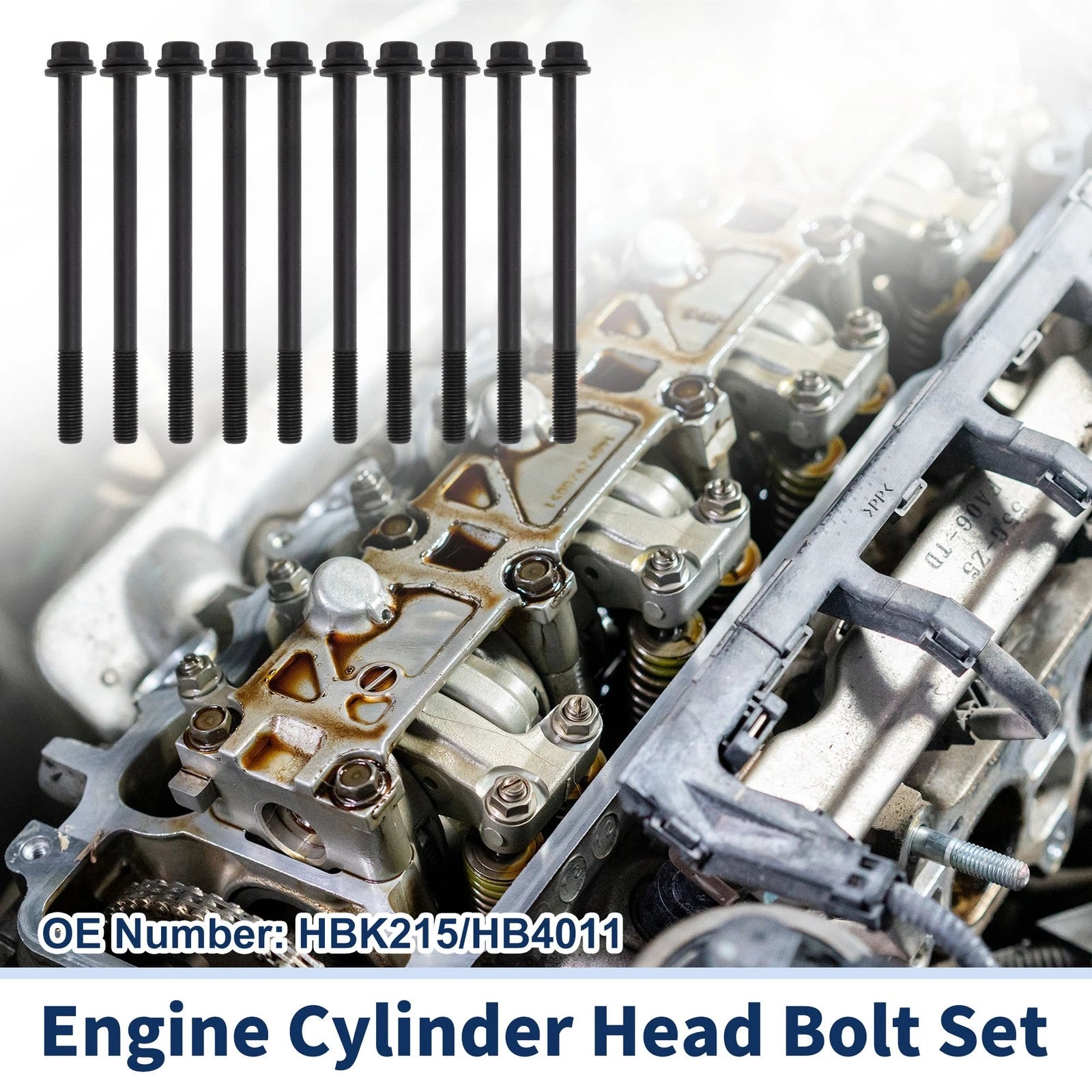 Cylinder Head Bolt Set for Honda CR-V 1.8L L4 (1997–2001) No.HBK215