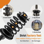 Front Struts Shocks Sway Bars for Toyota Sienna (2004–2010) AWD/FWD