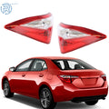 Set of 2 Red Rear Tail Lights for Toyota Corolla (2014–2016) Chrome