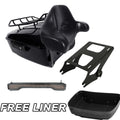 Trunk Pad Mount Rack & LED Brake Tail Light for Harley Touring (2014–2026)