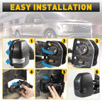 2X LED Side Mirror Towing Lights for Ford F250 (2017–2020)