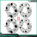 Set of 4 Wheel Adapters 4x4.5 to 5x4.5 1" 1/2-20 for Honda Accord, Nissan Sentra, 240SX