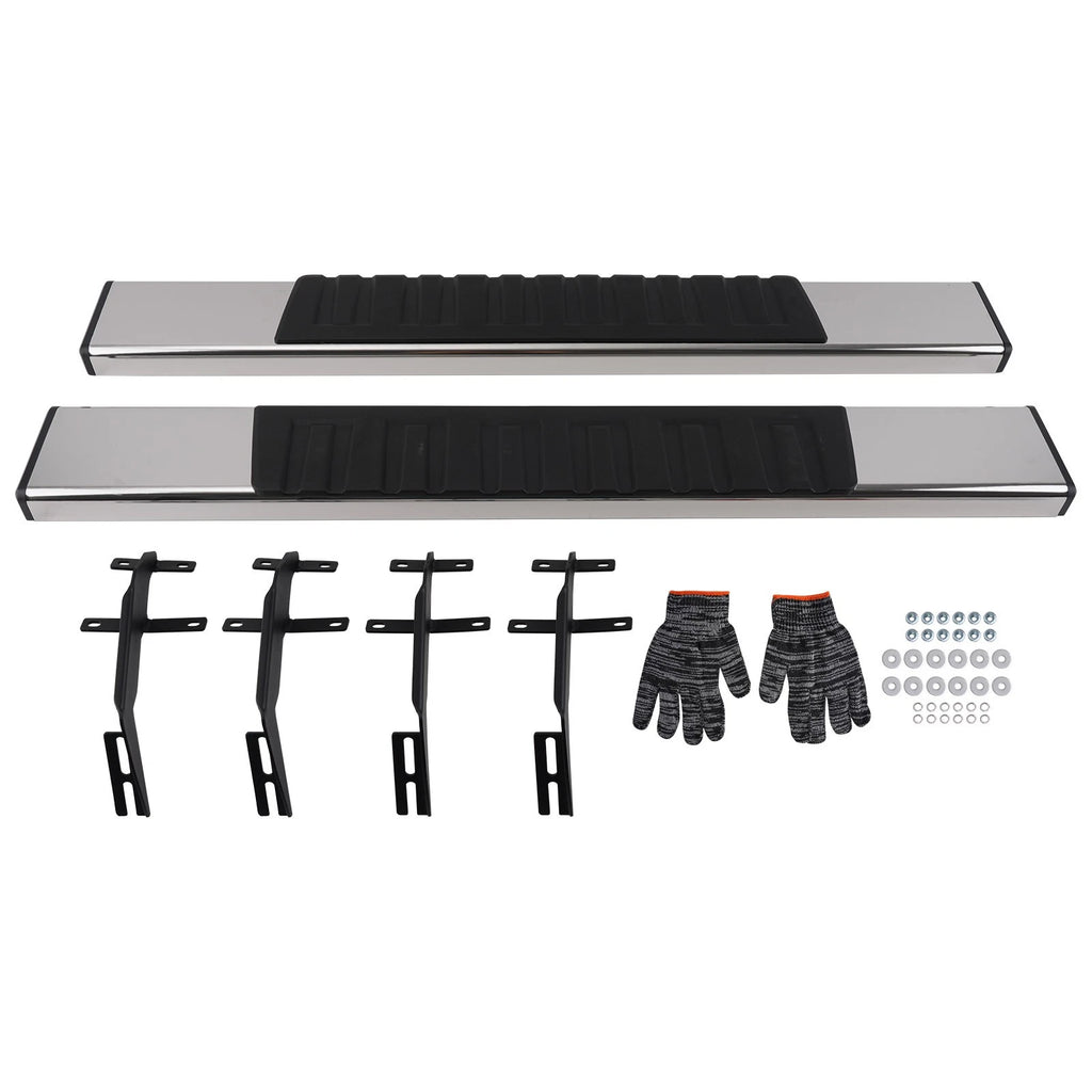 6" Wide Nerf Bars Side Steps for Ford F150 (2015–2026)