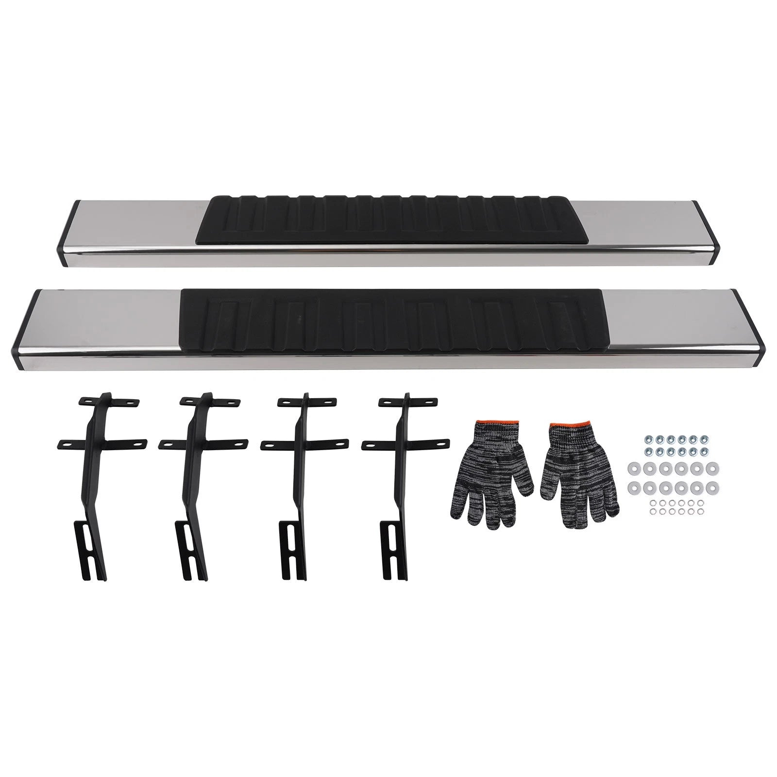 6" Wide Nerf Bars Side Steps for Ford F150 (2015–2026)