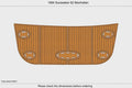 EVA Foam Faux Teak Deck Flooring for Sunseeker 62 Manhattan (1994)