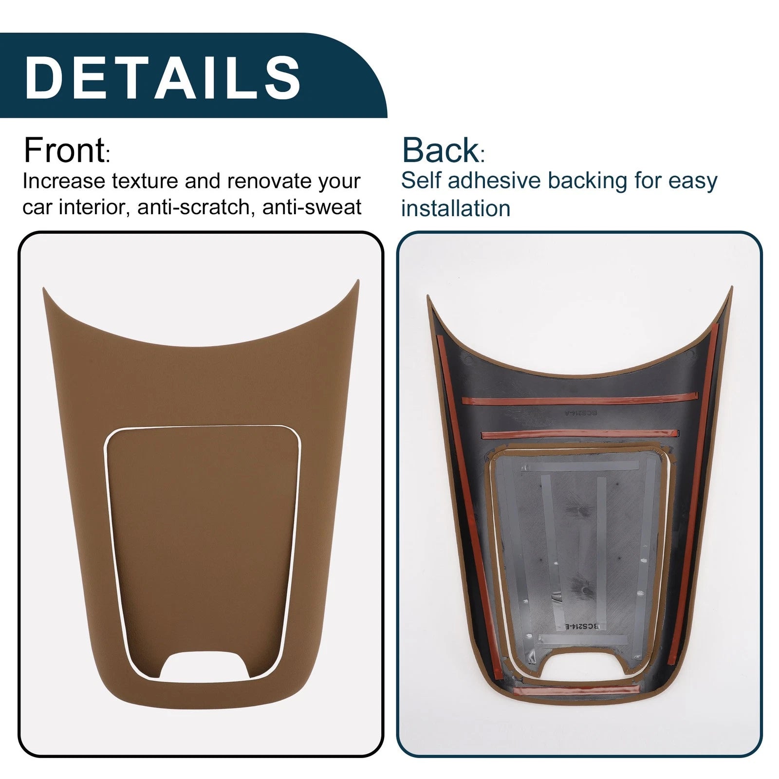 Set of 1 Center Console Panel Sticker for Mercedes-Benz E-Class (2024)
