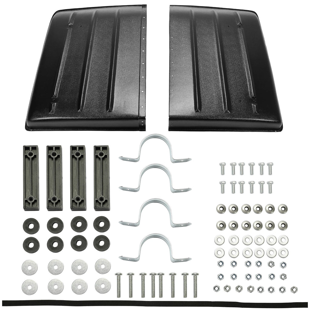 2 Piece Hard Top Roof for Kawasaki Mule 600 610 SX 4X4 (2005–2023) #KAF600-005B