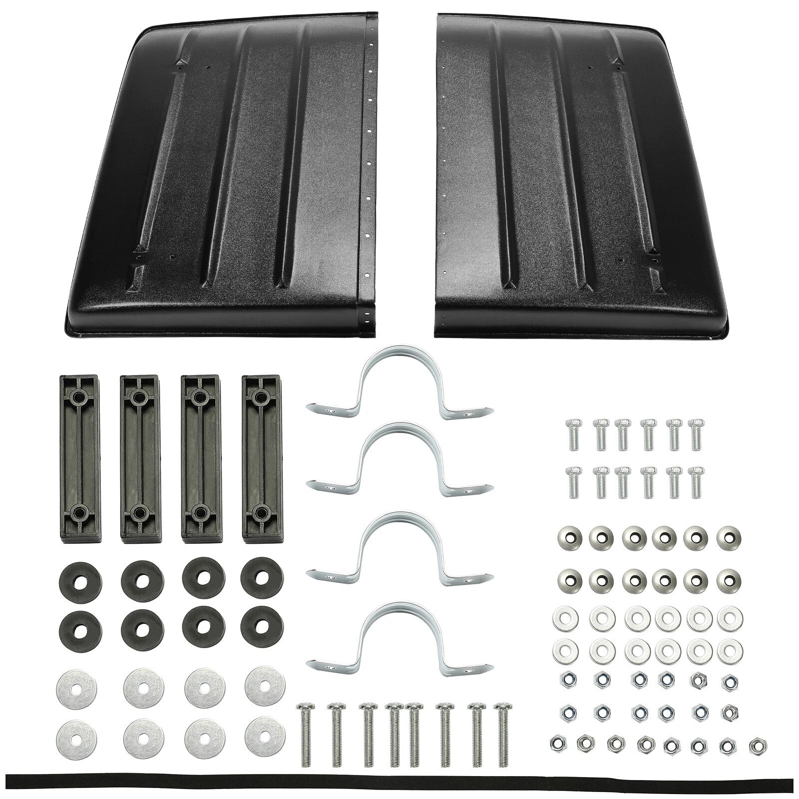 2 Piece Hard Top Roof for Kawasaki Mule 600 610 SX 4X4 (2005–2023) #KAF600-005B