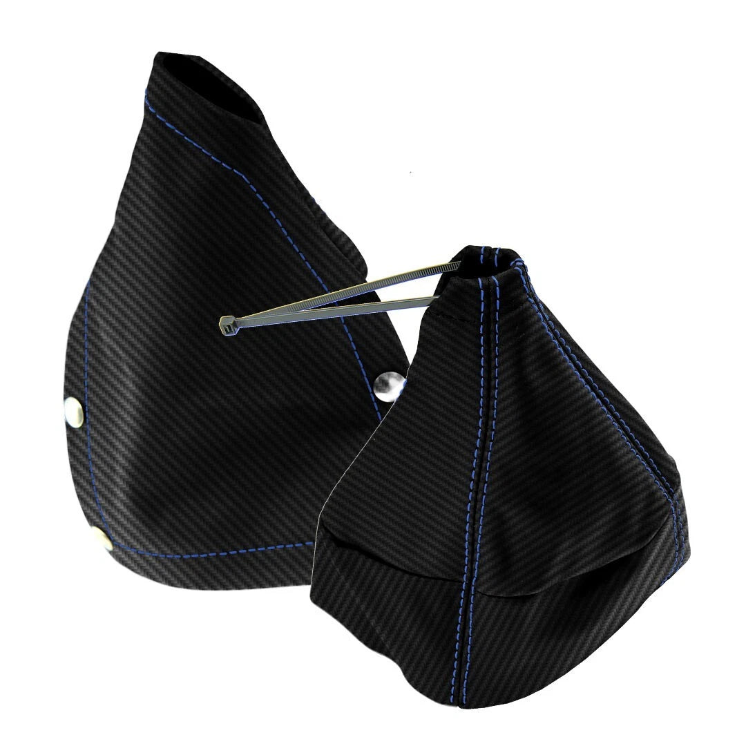 Manual & Ebrake Boot Set for Datsun 240Z 260Z 280Z (1970–1978) Blue Stitch