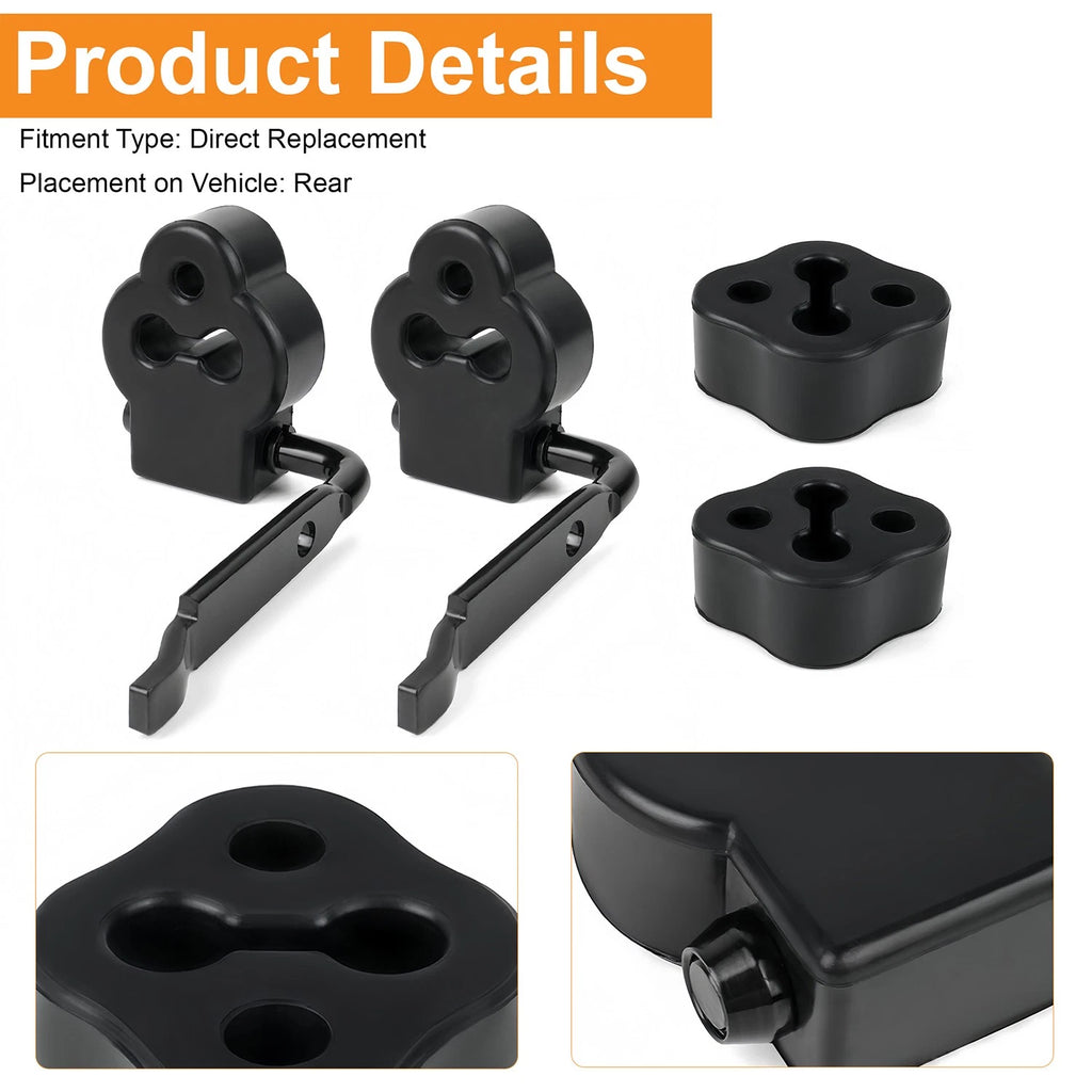 6PC Exhaust System Isolator Mounts for Crown Victoria (2003–2011)