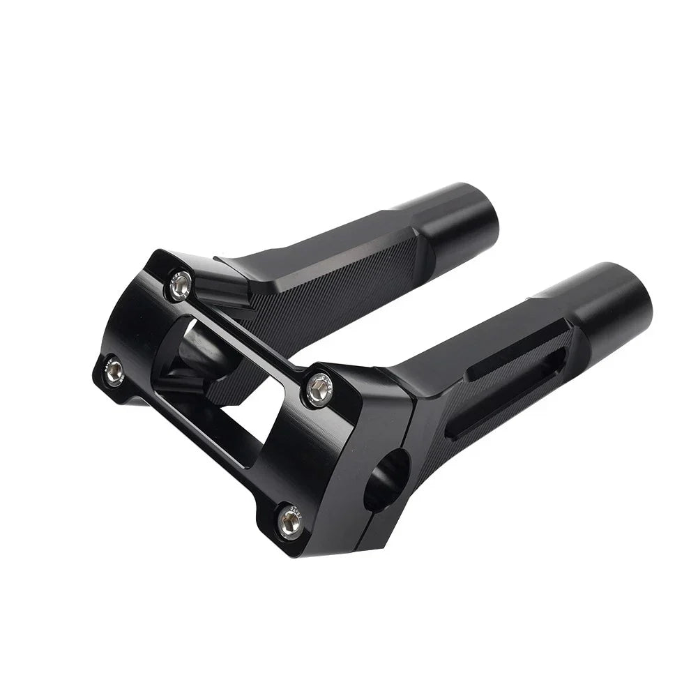 Black 6'' Pullback Handlebar Riser for Harley Dyna M8 Softail Street Bob (2018-2021)