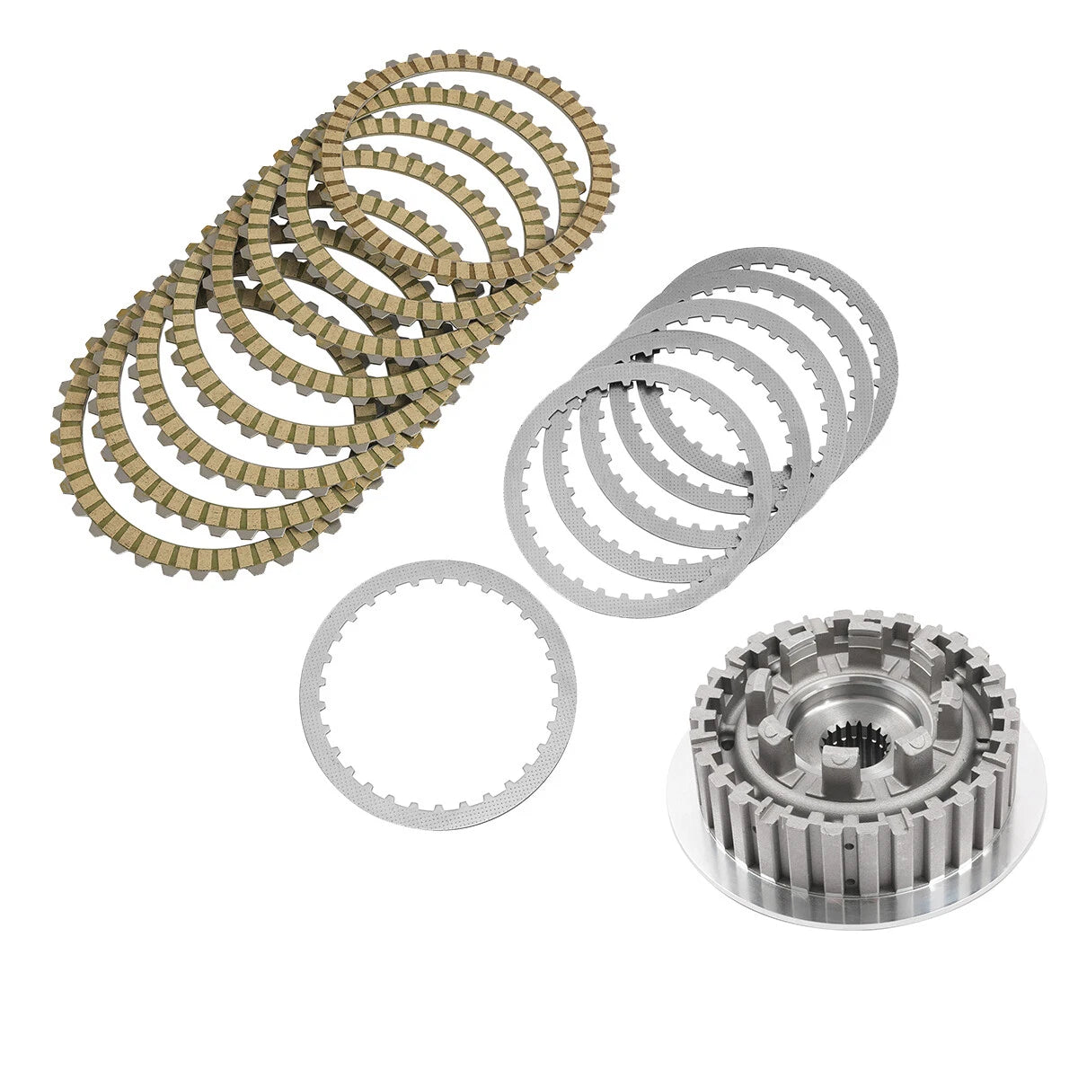 Clutch Friction Steel Kit Inner Hub for Harley Sportster XL883 1200 (1991–2003)