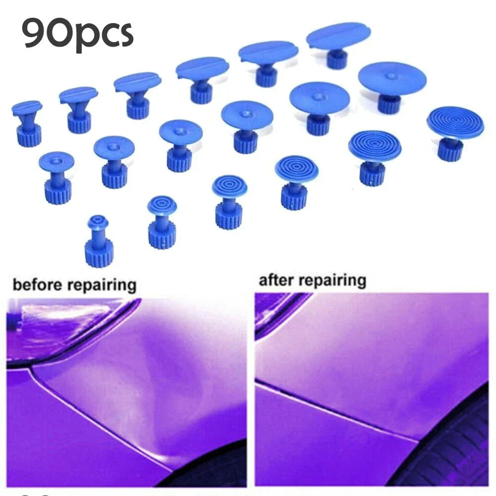 90× Car Pulling Tabs Paintless Dent Repair Hail Removal for Cars