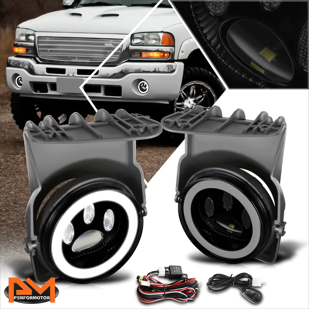 Full LED Projector Fog Lights for Sierra 1500-3500 (2003–2007)