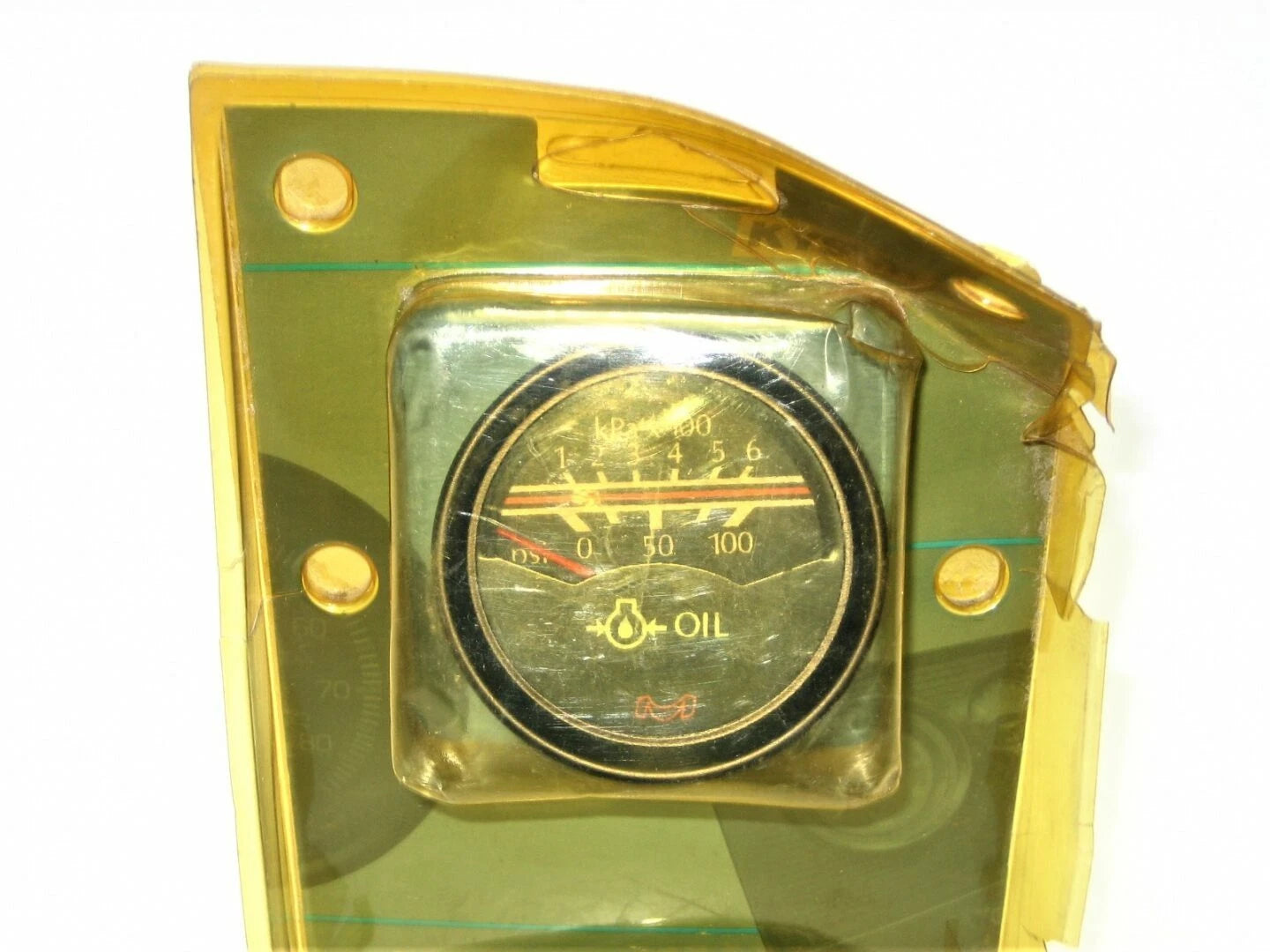 2" Black 80 PSI Oil Pressure Gauge for Marine Outboard (MOK-894-20)