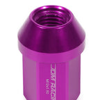 20Pcs Aluminum Purple Closed End Lug Nuts + Adapter M12X1.5 for JDM Vehicles