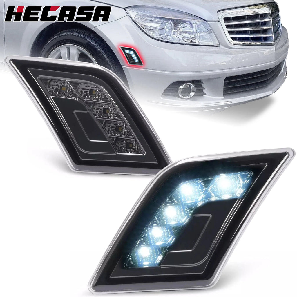 LED Side Marker Lights for Mercedes-Benz C300 AMG (2008–2011)