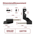 Front Half Door Hinge 2207759 for Polaris Ranger XP 1000 (2019–2022)