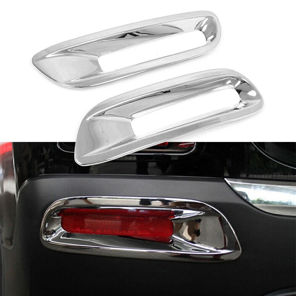 Rear Fog Light Lamp Cover Trim for Toyota Highlander (2011–2013) Chrome