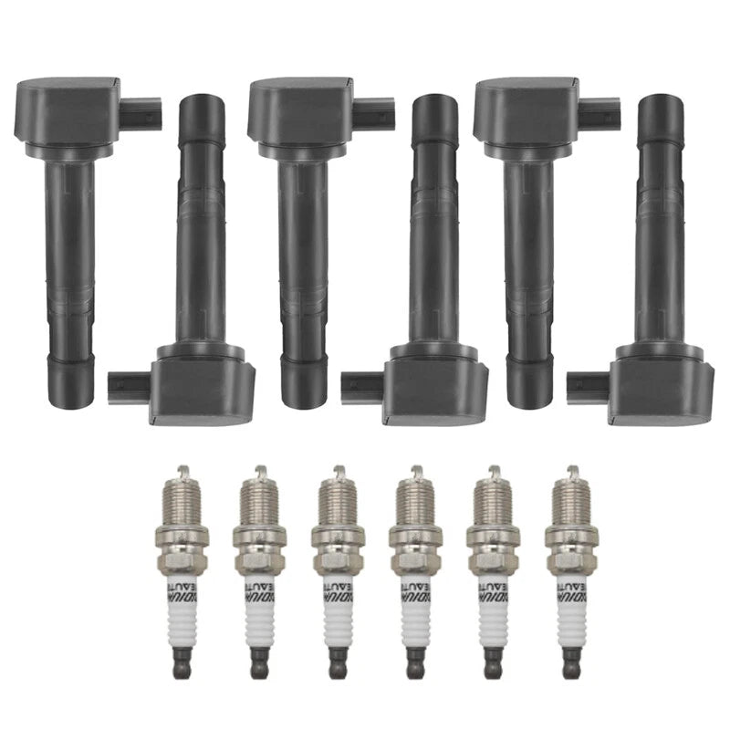 6X Ignition Coil + 6X Spark Plug Set for Honda Pilot (2003–2007) UF400