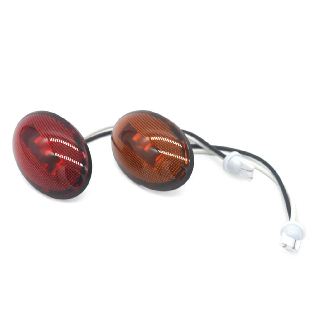 3 x LED Oval Side Marker Lights for Car Bus Trailer Lorry Tractor Motorhome