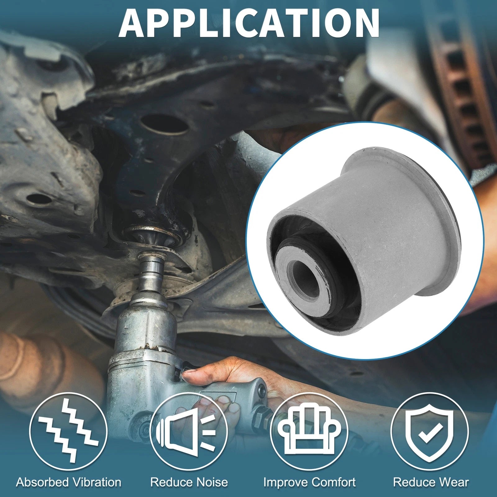 Rear Lower Trailing Arm Front Bushing No. 52365S5A802 for Honda Civic CR-V (2001–2005)