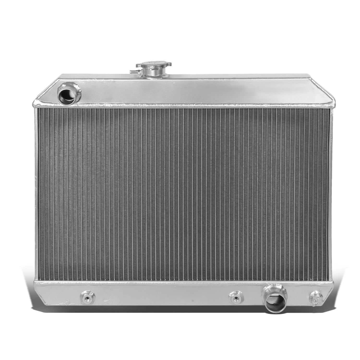 3-Row Aluminum Racing Radiator for Pontiac GTO/Lemans/Tempest V8 (1965–1967)
