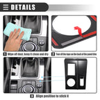Carbon Fiber Gear Shift Panel Trim for Mitsubishi Outlander (2022)
