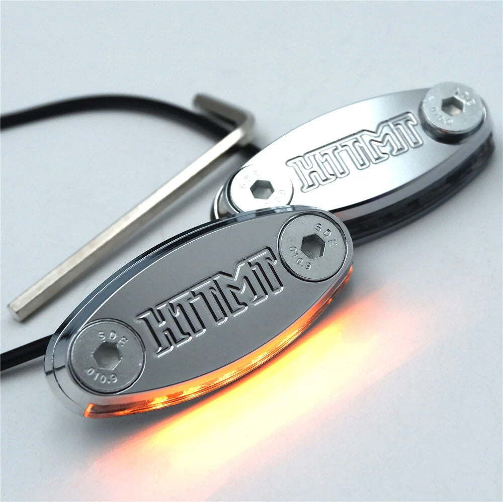 Mirror Block Off Base Plate LED Signal for Honda CBR900RR (2000–2001), CBR600F4 (2001–2006)